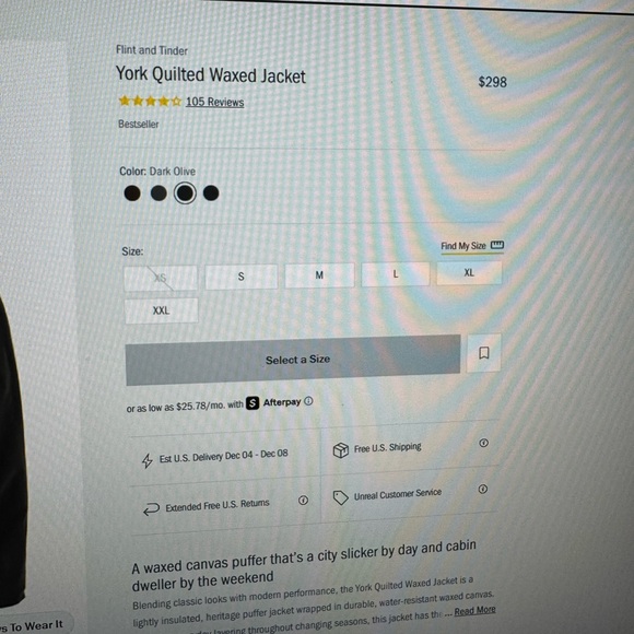 Flint and tinder waxed canvas jacket - Picture 3 of 9